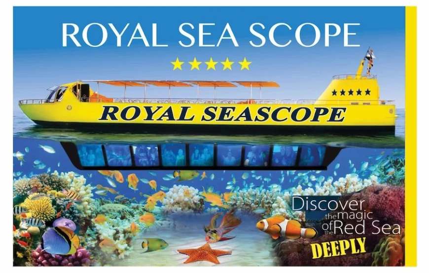 Glass bottom boat Tour in Red Sea Hurghada