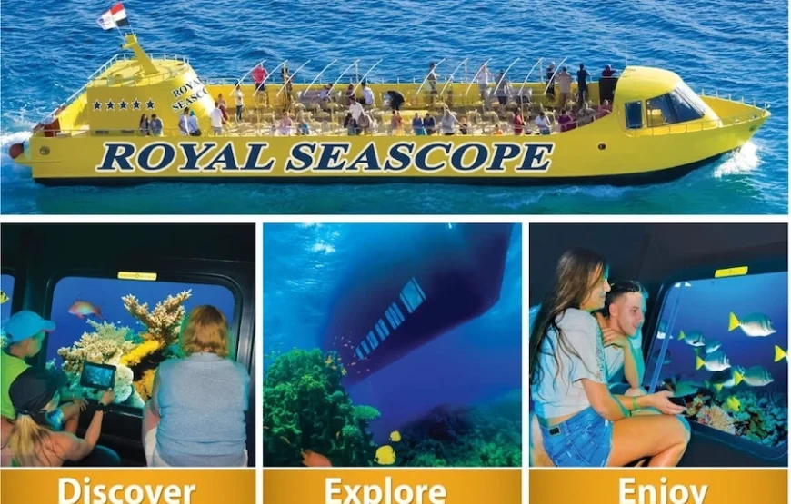 Glass bottom boat Tour in Red Sea Hurghada