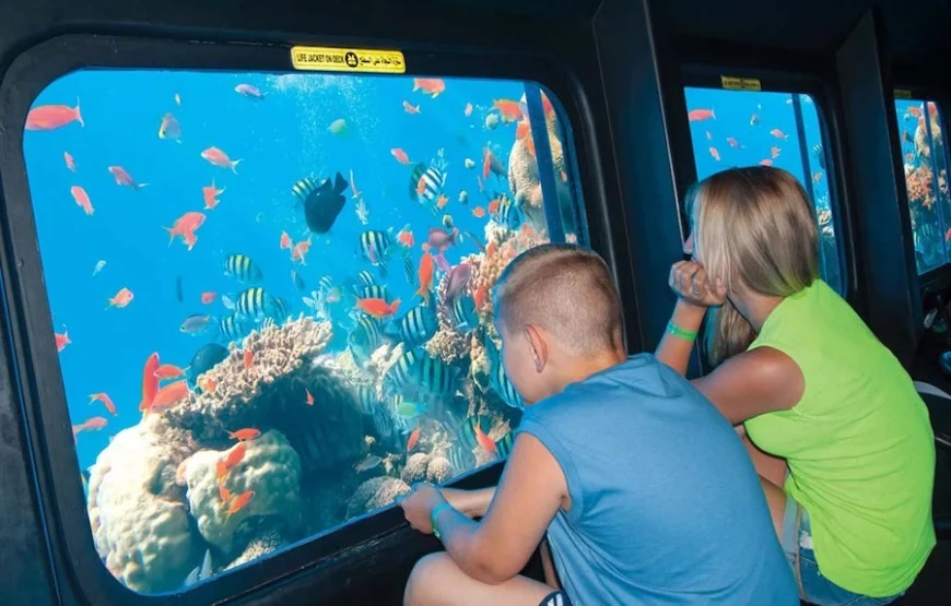 Glass bottom boat Tour in Red Sea Hurghada
