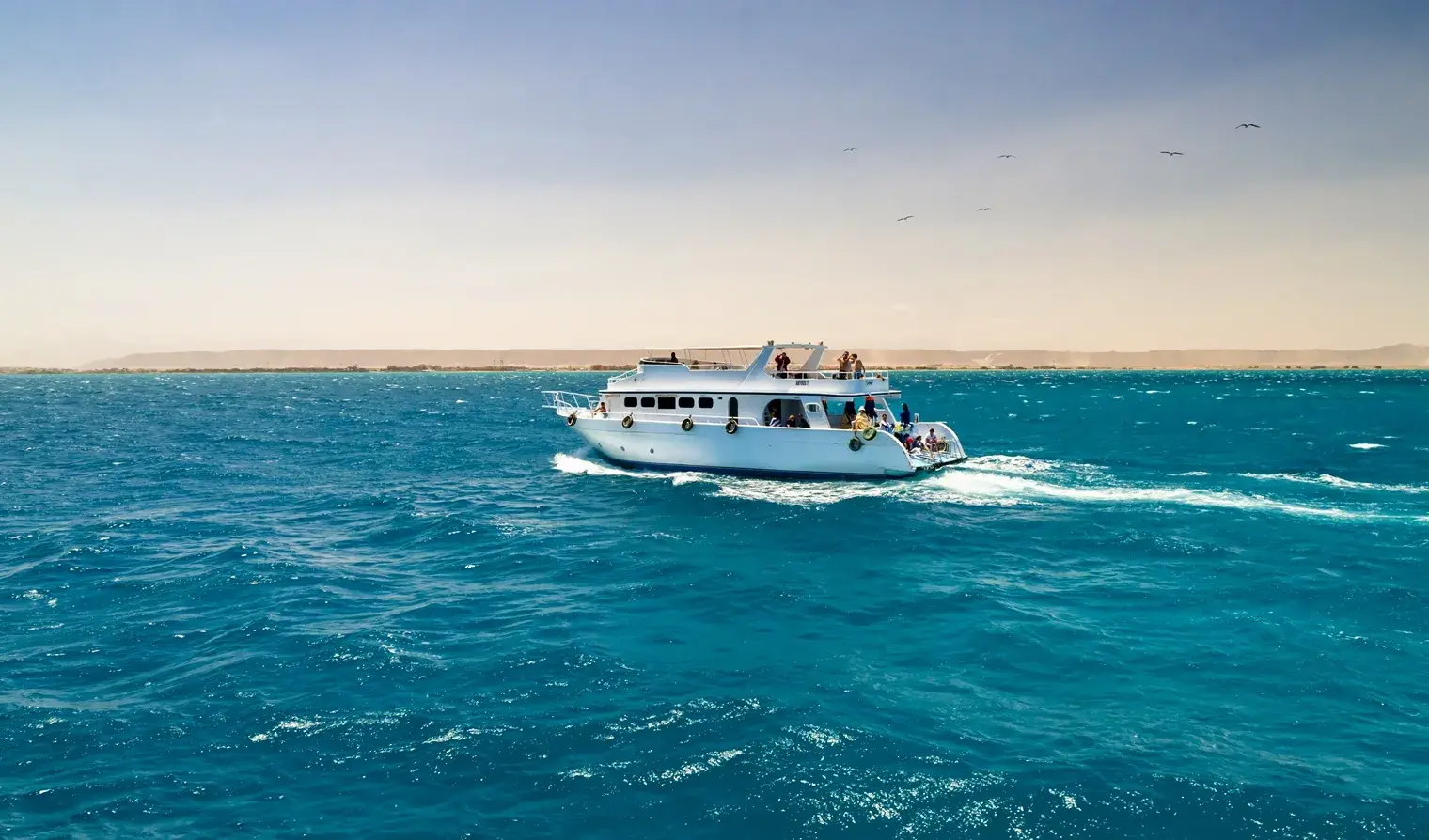 Ras Mohamed – White Island  Boat Trip from Sharm El Sheikh